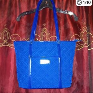 Vera Bradley Royal Blue Quilted Tote